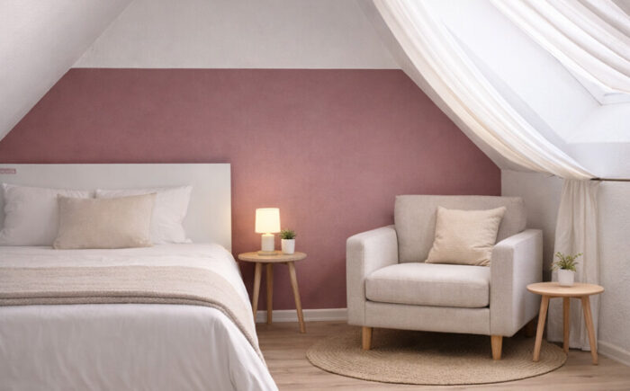 Schlafzimmer Spitzboden