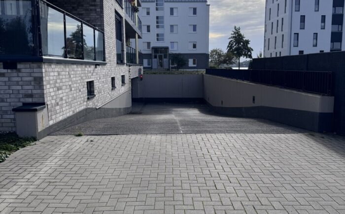 beheizte Zufahrt zur Tiefgarage