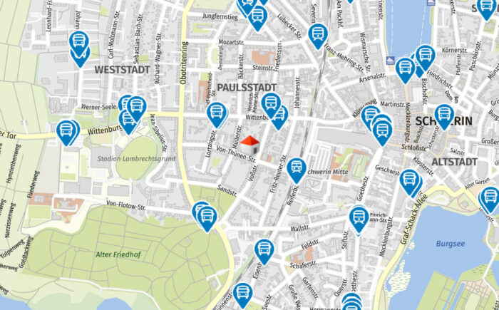 Geolyzer Kartenausschnitt