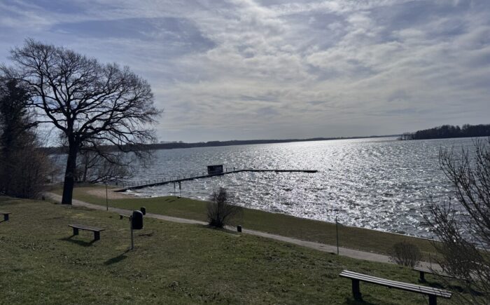 Badestelle in ca. 200 m Entfernung