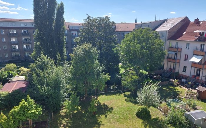 Ausblick vom Balkon